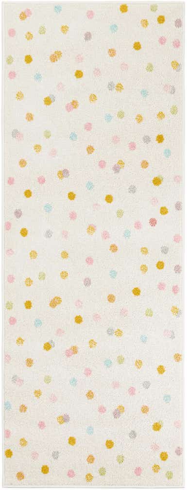 2' 2 x 6' 1 Polka Dot Whimsy Kids Runner Rug