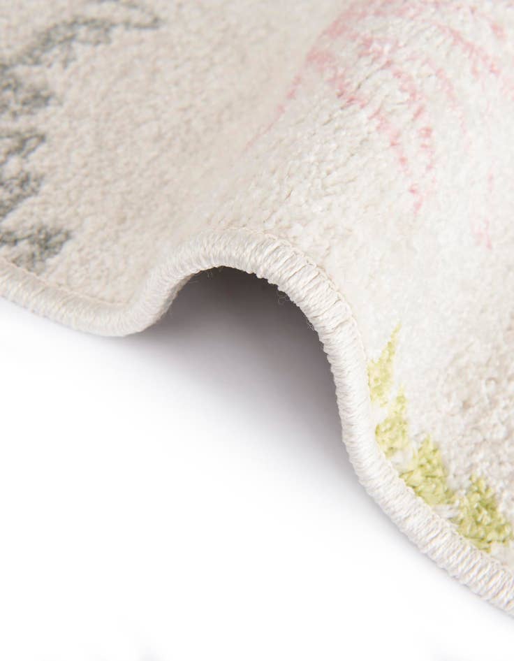 Detailfoto van 65cm x 120cm Dinosaur Whimsy Kids Loper Vloerkleed