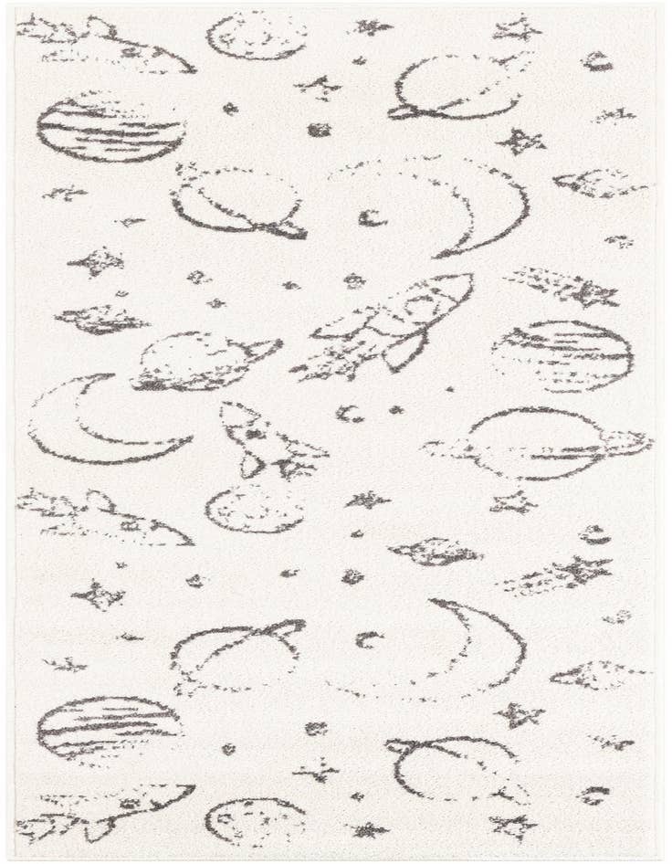 Detail image of 2' 2 x 6' 1 Planets Whimsy Kids Runner Rug