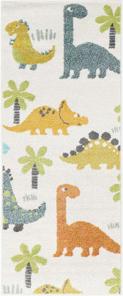 65cm x 155cm Dinosaur Whimsy Kids Loper Vloerkleed
