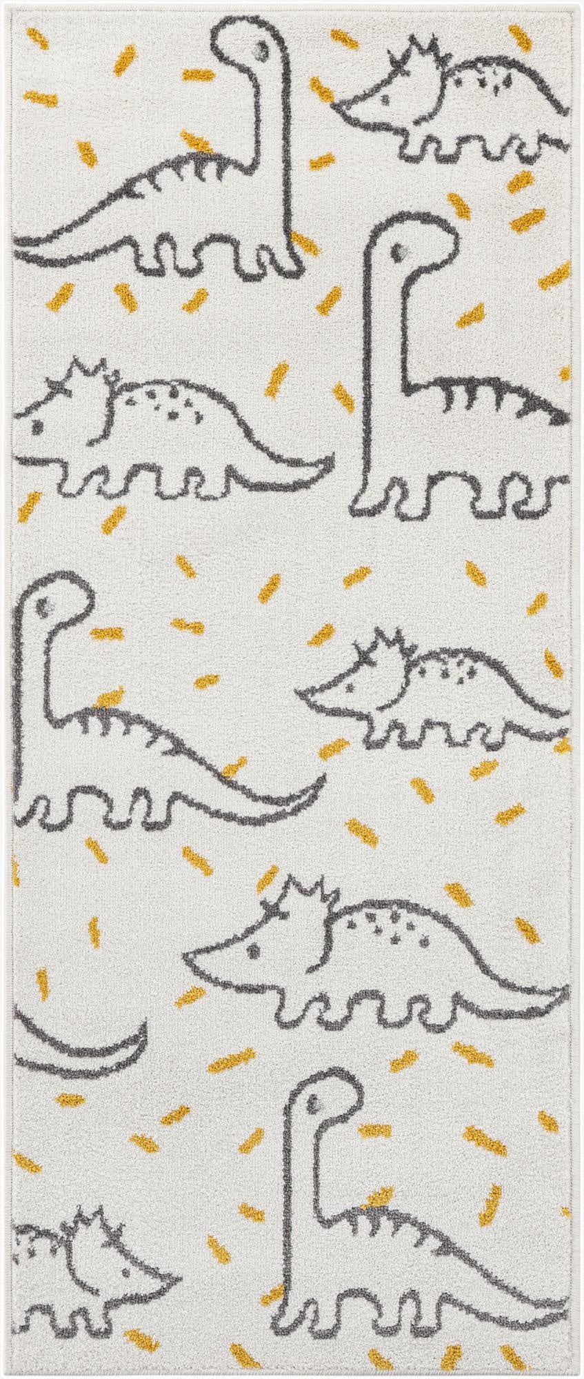 2' 2 x 5' 1 Dinosaur Whimsy Kids Runner Rug