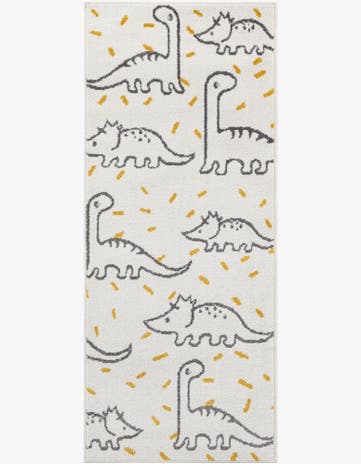 2' 2 x 5' 1 Dinosaur Whimsy Kids Runner Rug