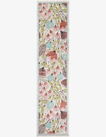 2' x 8' Flowers Whimsy Kids Runner Rug