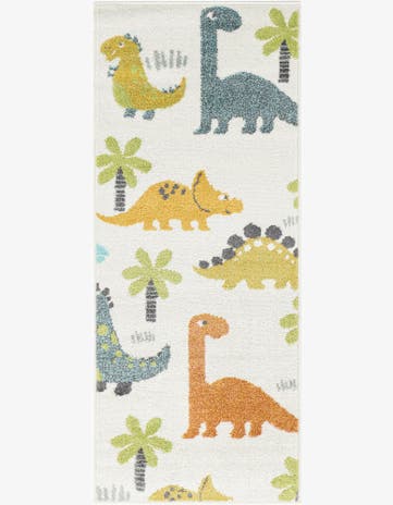 2' 2 x 5' 1 Dinosaur Whimsy Kids Runner Rug