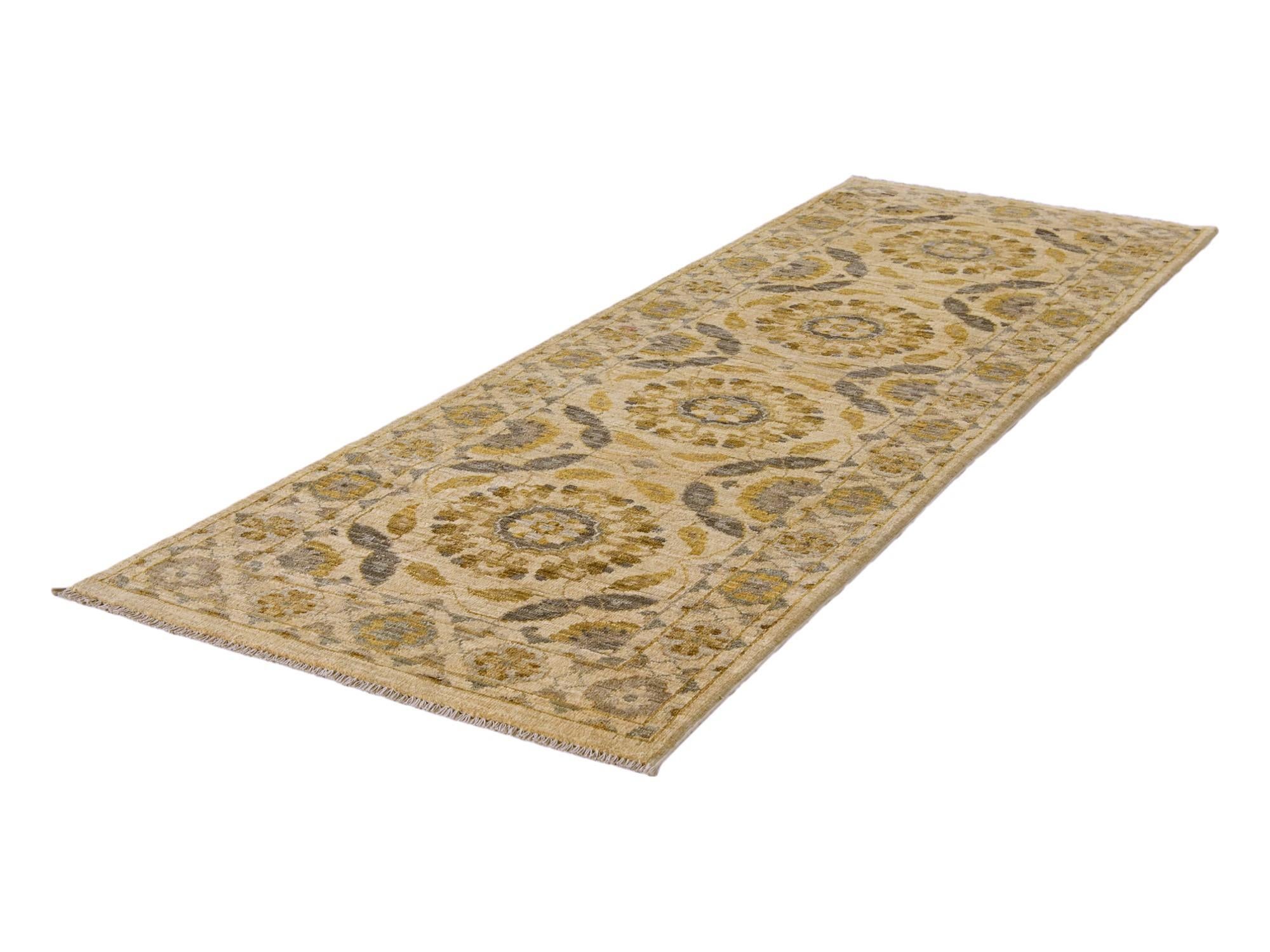 2' 9 x 8' 3 Hand Knotted Ziegler Modern Runner Rug