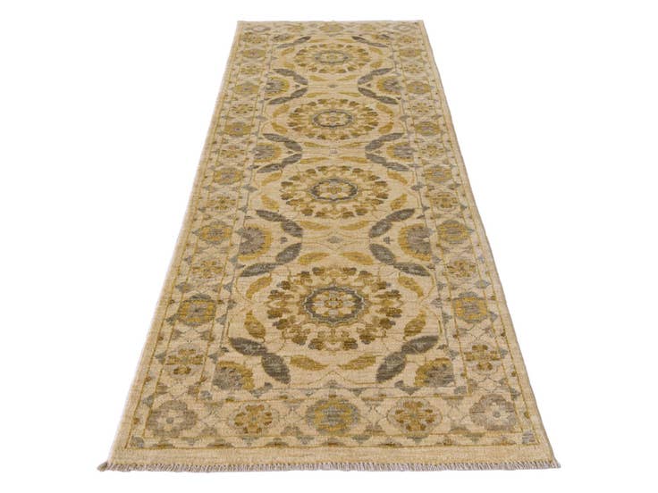 Detail image of 2' 9 x 8' 3 Hand Knotted Ziegler Modern Runner Rug