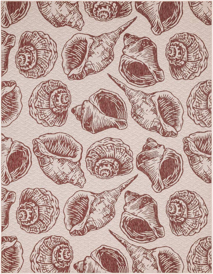 Detail image of 9' x 12' Easy-Clean Coastal Indoor / Outdoor Rug