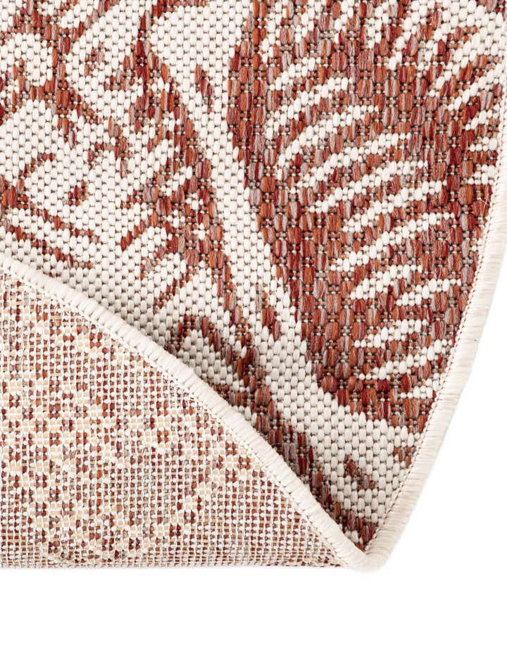7' 10 x 7' 10 Easy-Clean Coastal Indoor / Outdoor Round Rug