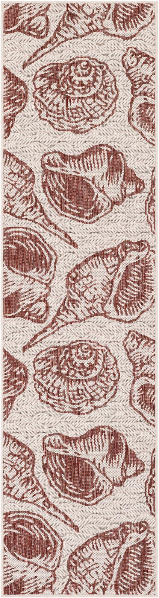 Rug Ivory Rust Red Swatch link