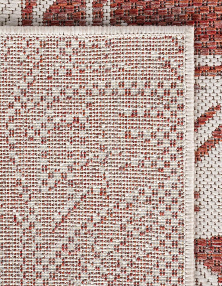 Detail image of 12' x 12' Easy-Clean Coastal Indoor / Outdoor Square Rug