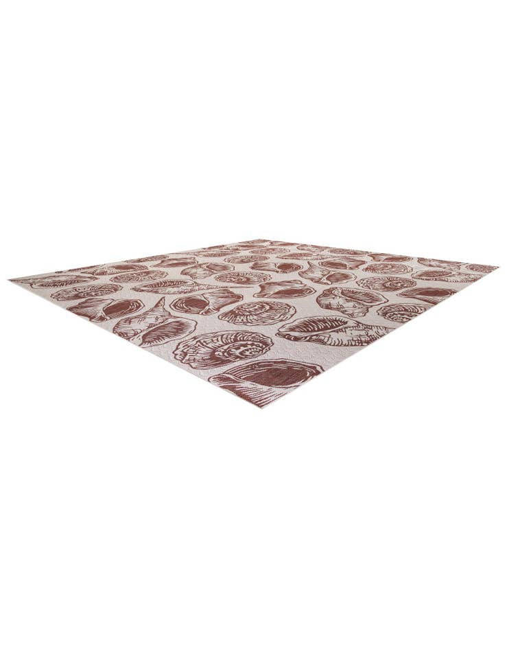 Detail image of 13' x 13'  Washable Coastal Indoor / Outdoor Square Rug