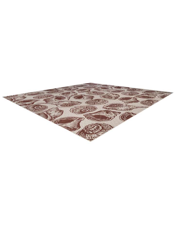 13' x 13' Easy-Clean Coastal Indoor / Outdoor Square Rug