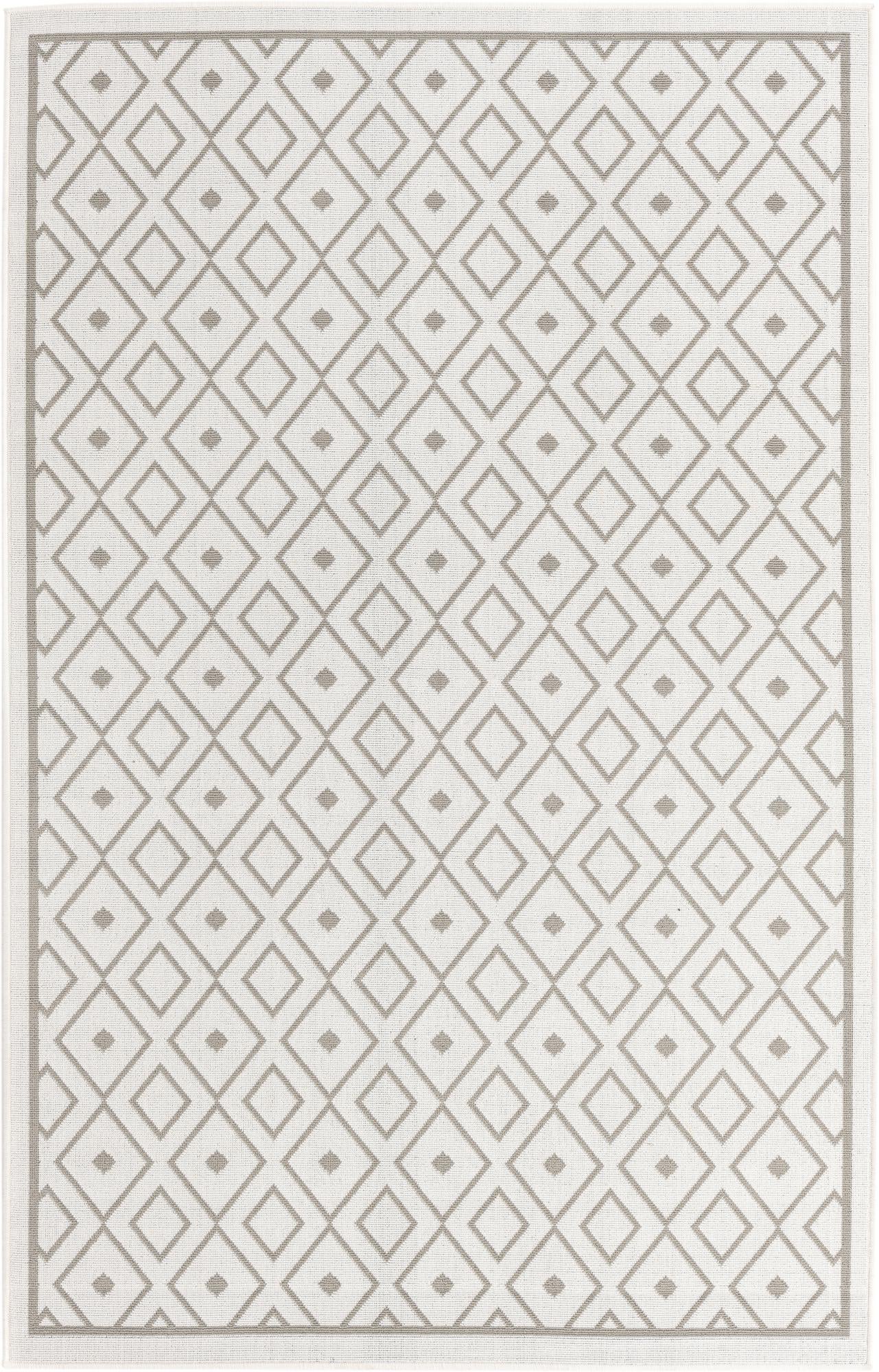 1' 3 x 1' 3 Easy-Clean Trellis Indoor / Outdoor Sample Rug
