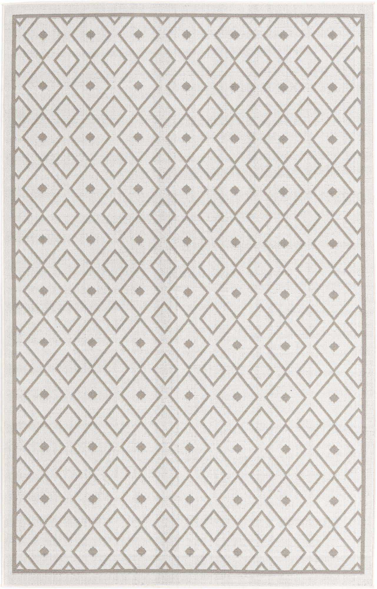 1' 3 x 1' 3 Easy-Clean Trellis Indoor / Outdoor Sample Rug