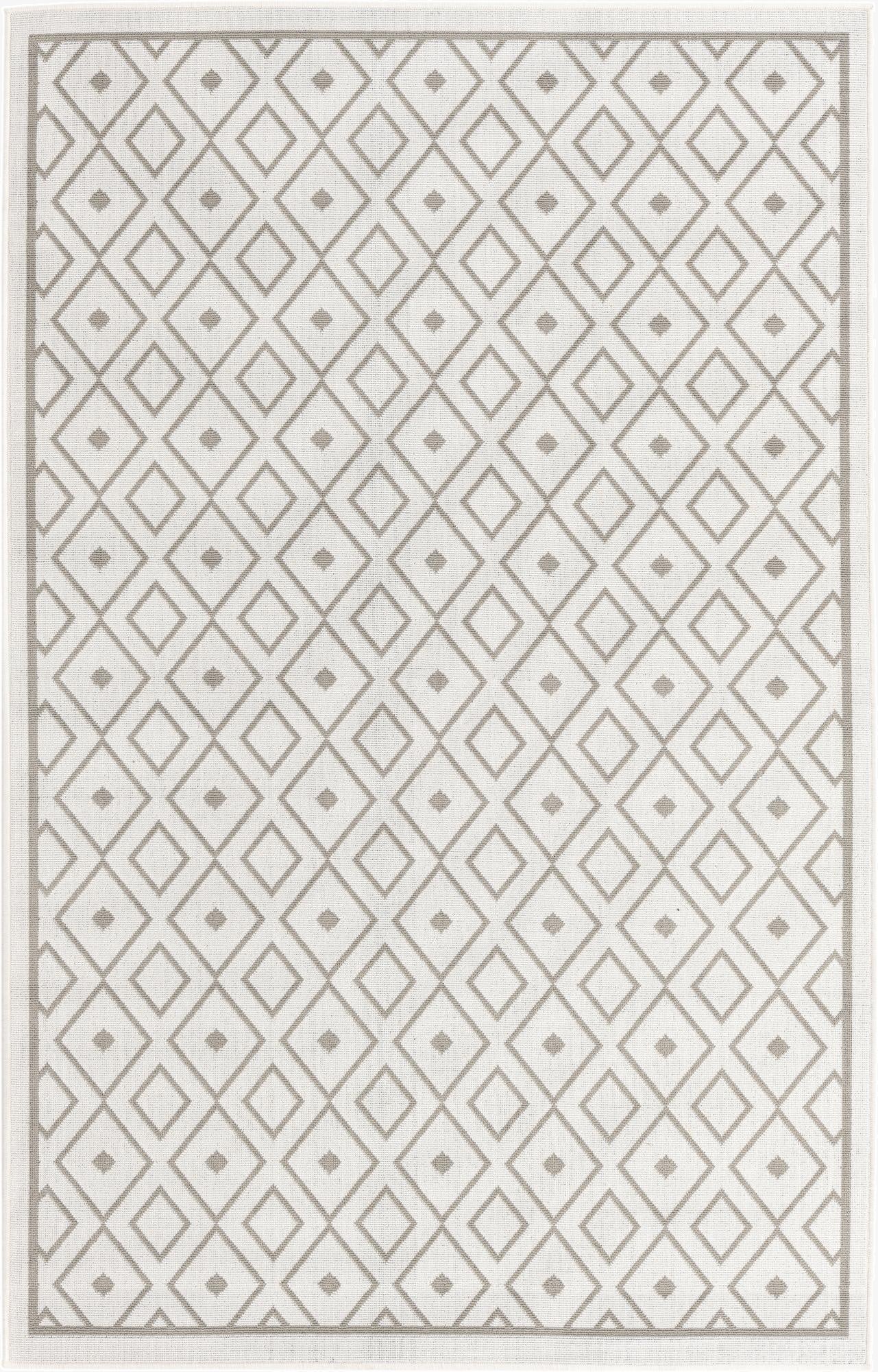 1' 3 x 1' 3  Washable Trellis Indoor / Outdoor Sample Rug