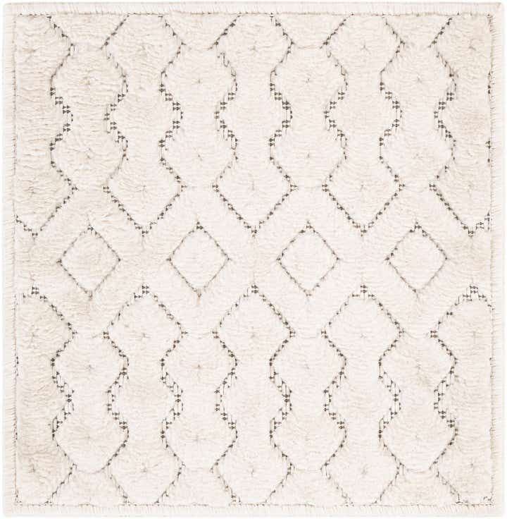 1' 4 x 1' 4 Easy-Clean Trellis Textured Indoor / Outdoor Sample Rug