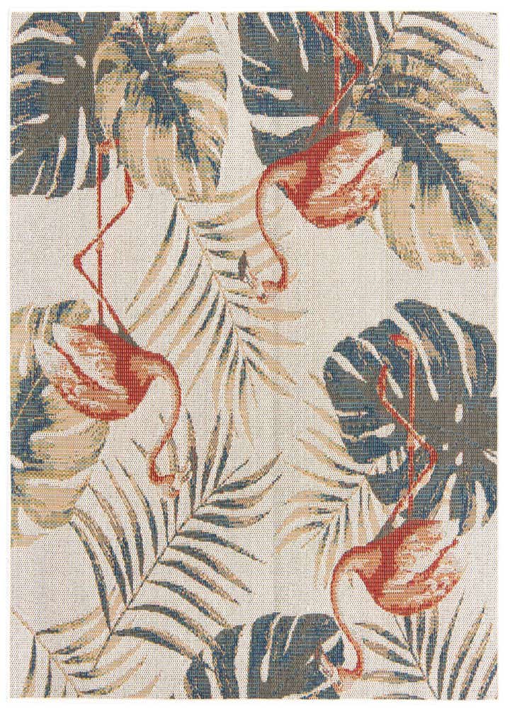 5' 3 x 5' 3 Easy-Clean Baja Indoor / Outdoor Square Rug