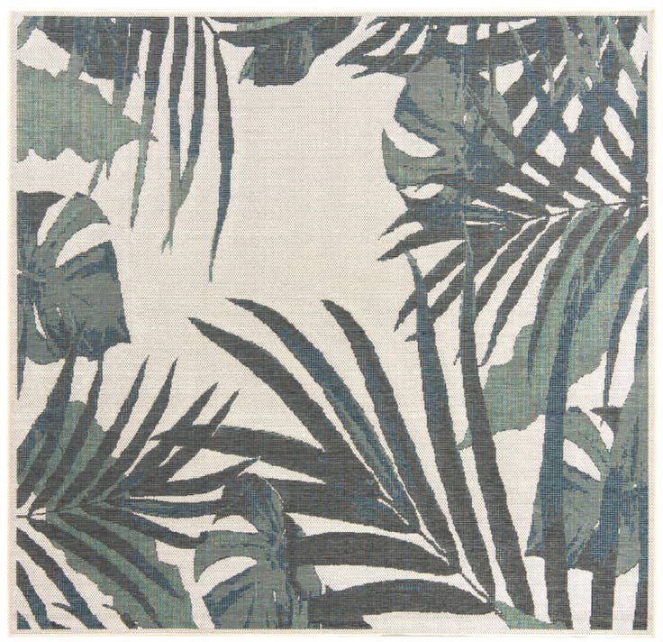 Detail image of 7' 10 x 7' 10 Easy-Clean Baja Indoor / Outdoor Square Rug