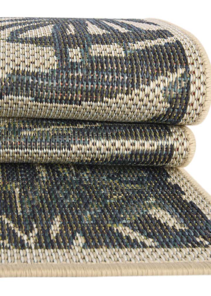 5' 3 x 5' 3 Easy-Clean Baja Indoor / Outdoor Square Rug