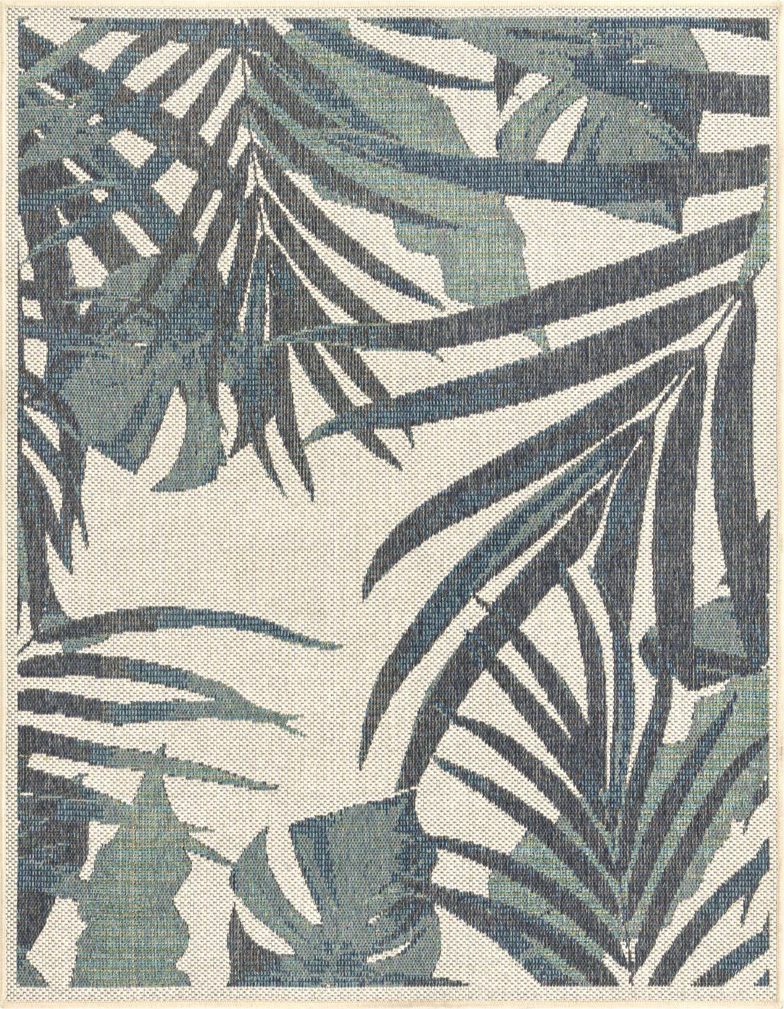 5' 3 x 5' 3 Easy-Clean Baja Indoor / Outdoor Square Rug