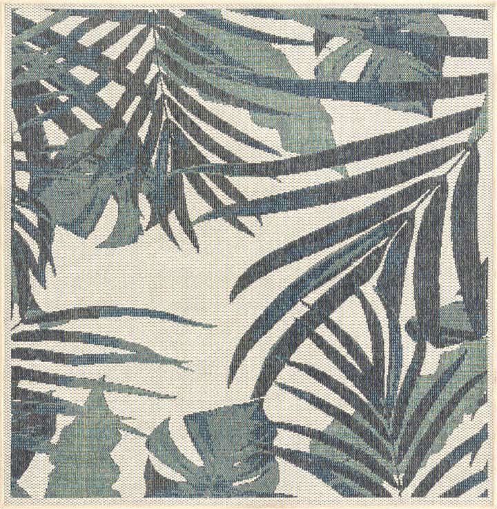 5' 3 x 5' 3 Easy-Clean Baja Indoor / Outdoor Square Rug