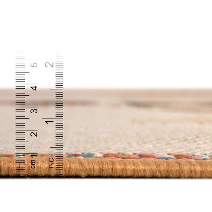 7' 10 x 7' 10 Easy-Clean Baja Indoor / Outdoor Square Rug