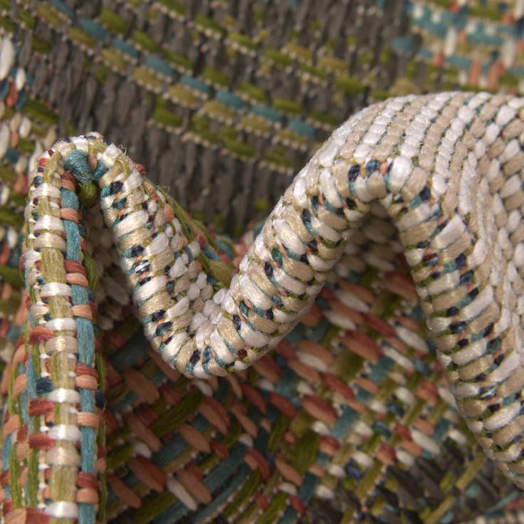 Detail image of 7' 10 x 7' 10 Easy-Clean Baja Indoor / Outdoor Square Rug