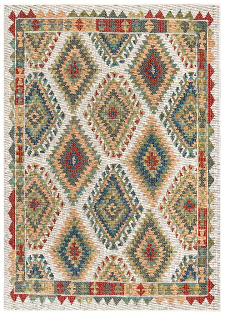 7' 10 x 7' 10 Easy-Clean Baja Indoor / Outdoor Square Rug