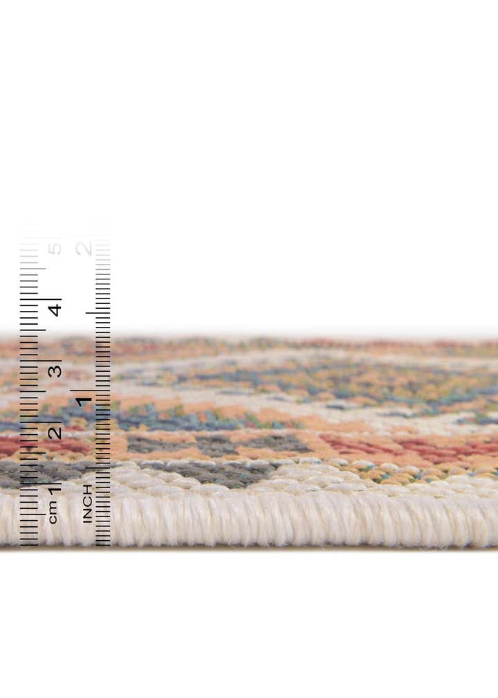 5' 3 x 5' 3 Easy-Clean Baja Indoor / Outdoor Square Rug
