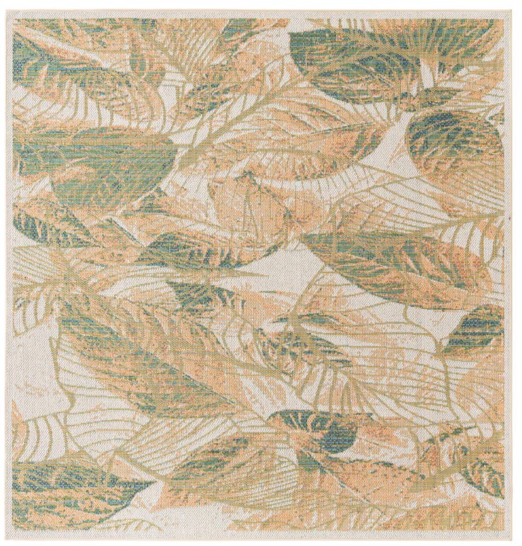 Detail image of 7' 10 x 7' 10 Easy-Clean Baja Indoor / Outdoor Square Rug