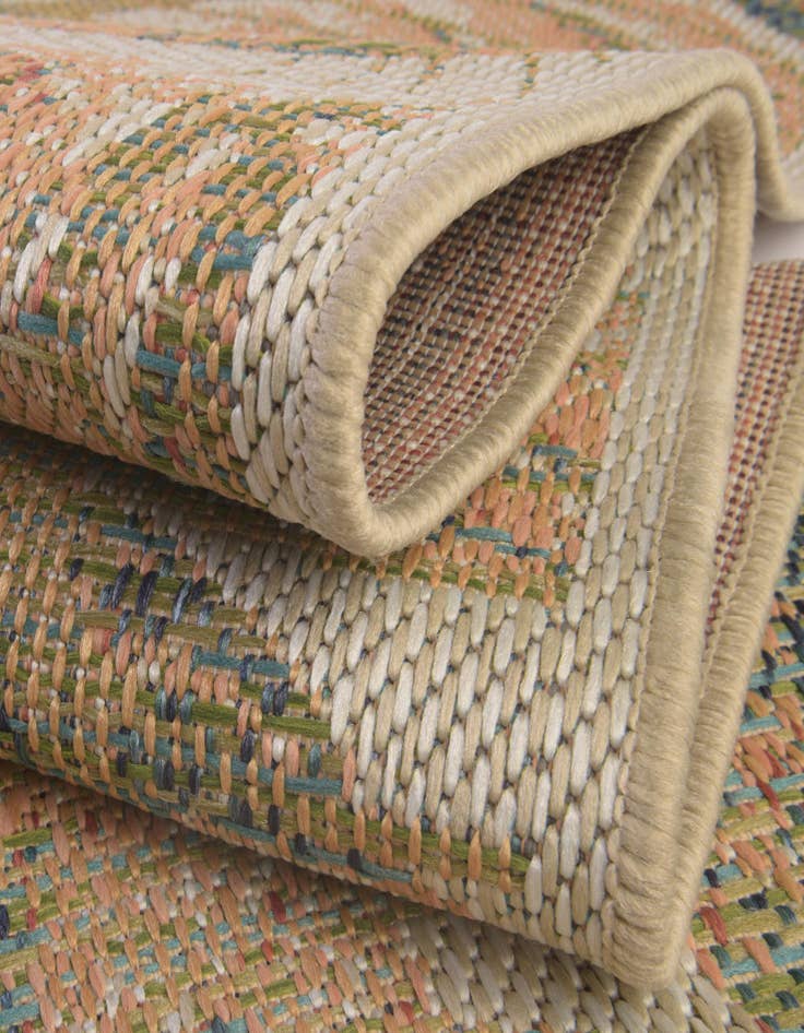 Detail image of 5' 3 x 5' 3 Easy-Clean Baja Indoor / Outdoor Square Rug