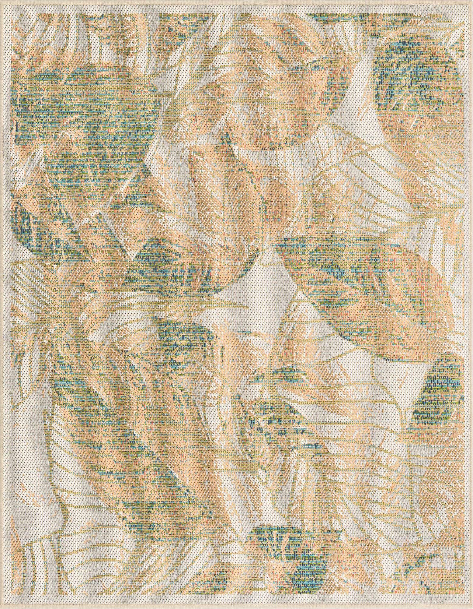 5' 3 x 5' 3 Easy-Clean Baja Indoor / Outdoor Square Rug