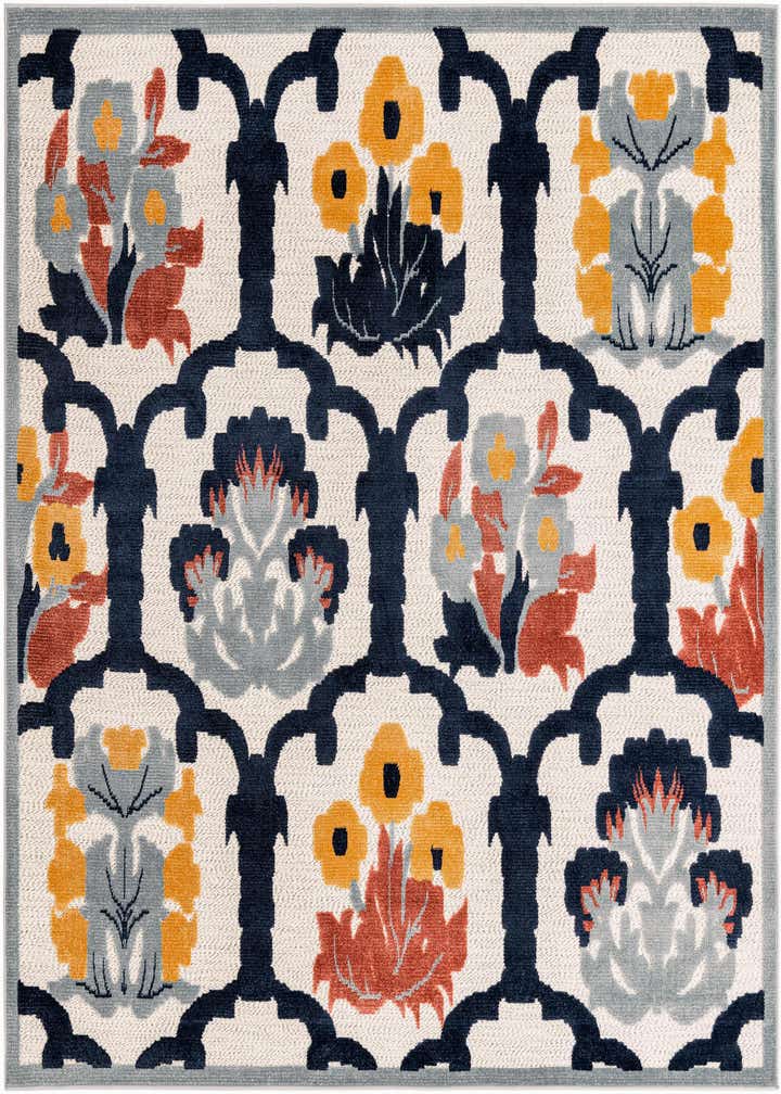 7' 10 x 7' 10 Easy-Clean Belize Indoor / Outdoor Square Rug