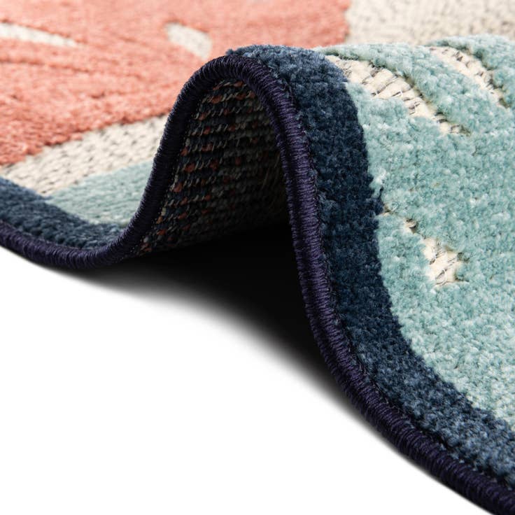 Detail image of 5' 3 x 5' 3 Easy-Clean Belize Indoor / Outdoor Square Rug