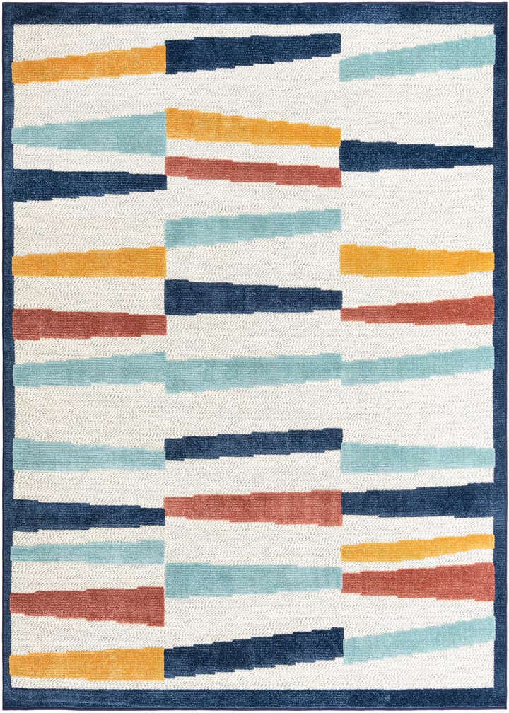 7' 10 x 7' 10 Easy-Clean Belize Indoor / Outdoor Square Rug