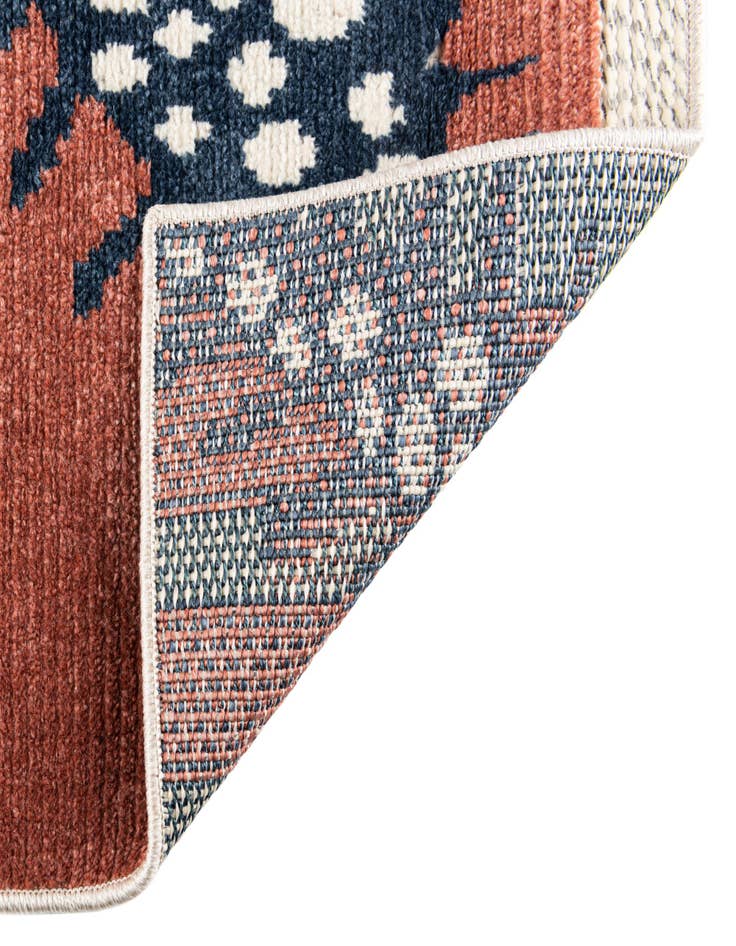 Detail image of 5' 3 x 5' 3  Washable Belize Indoor / Outdoor Square Rug