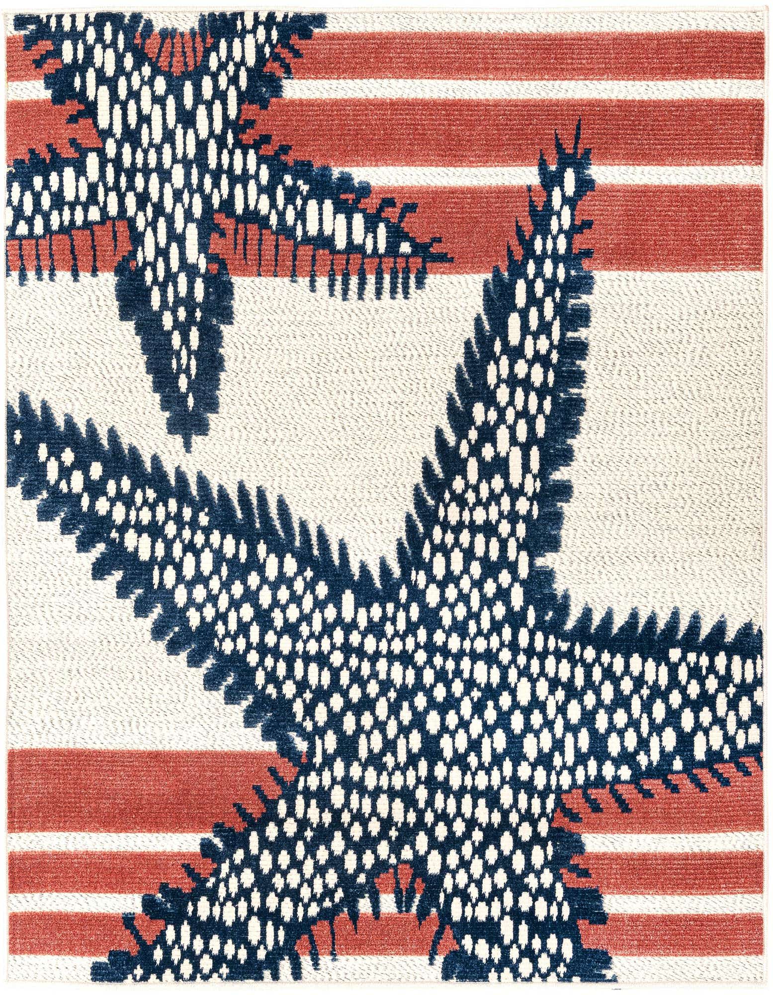 5' 3 x 5' 3 Easy-Clean Belize Indoor / Outdoor Square Rug