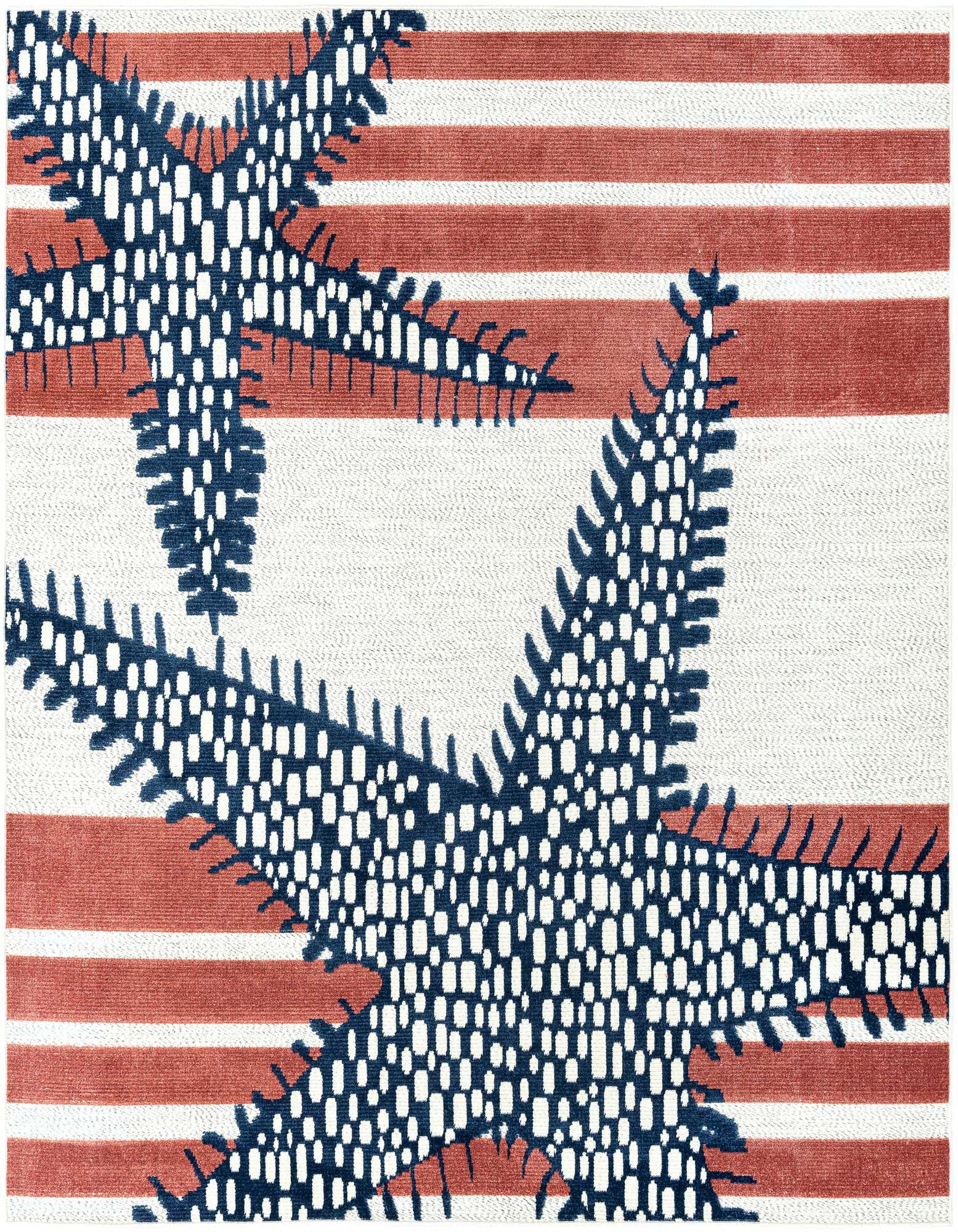 7' 10 x 7' 10 Easy-Clean Belize Indoor / Outdoor Square Rug