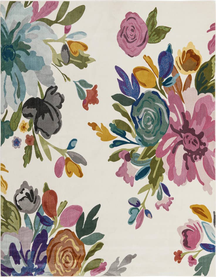 Detail image of 7' 10 x 7' 10 Blossom Square Rug