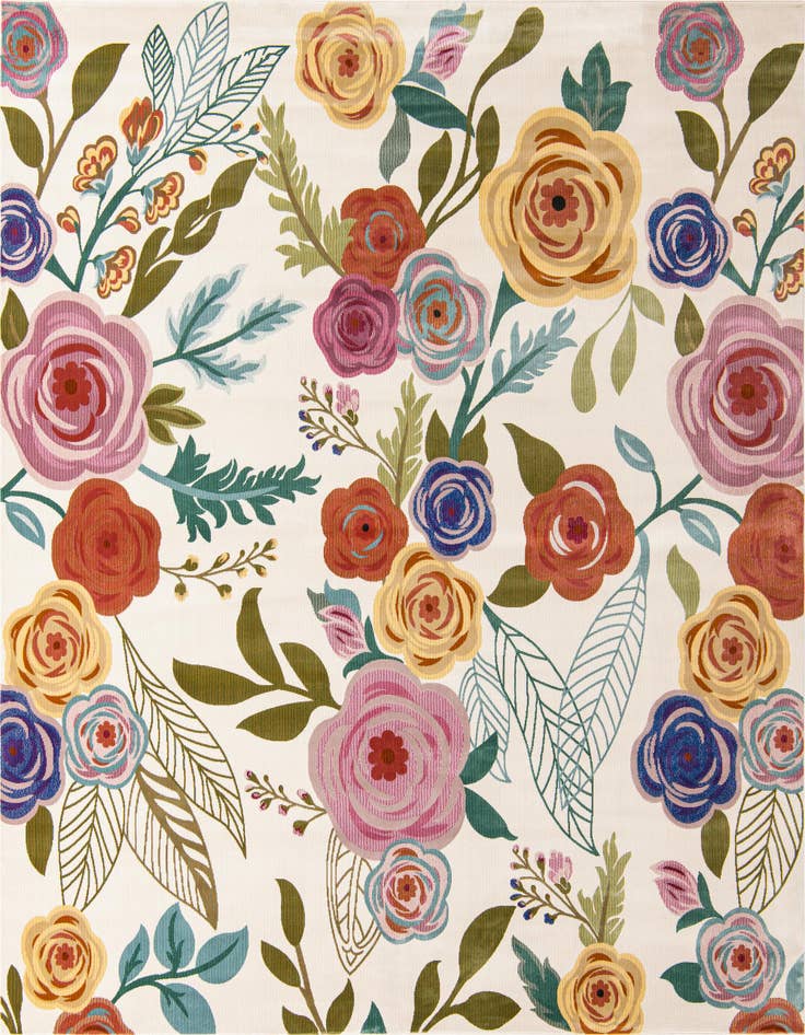 Detail image of 10' x 10' Blossom Square Rug