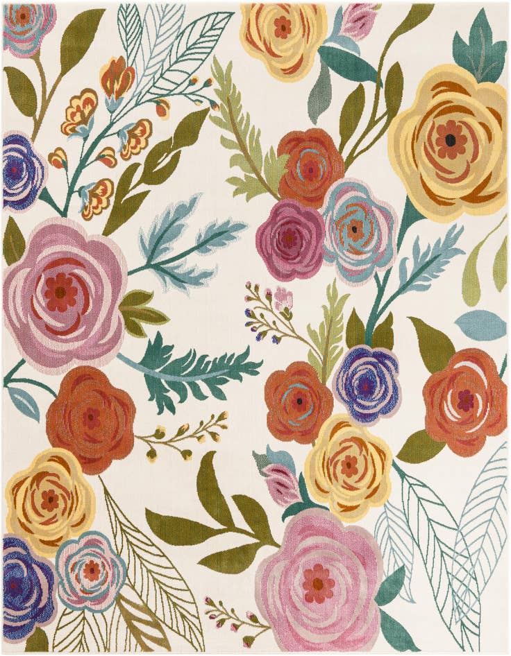 Detail image of 6' x 6' Blossom Square Rug