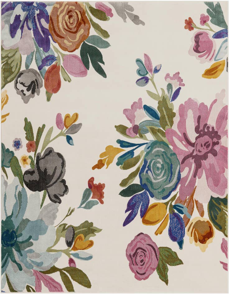 Detail image of 6' 1 x 6' 1 Blossom Square Rug