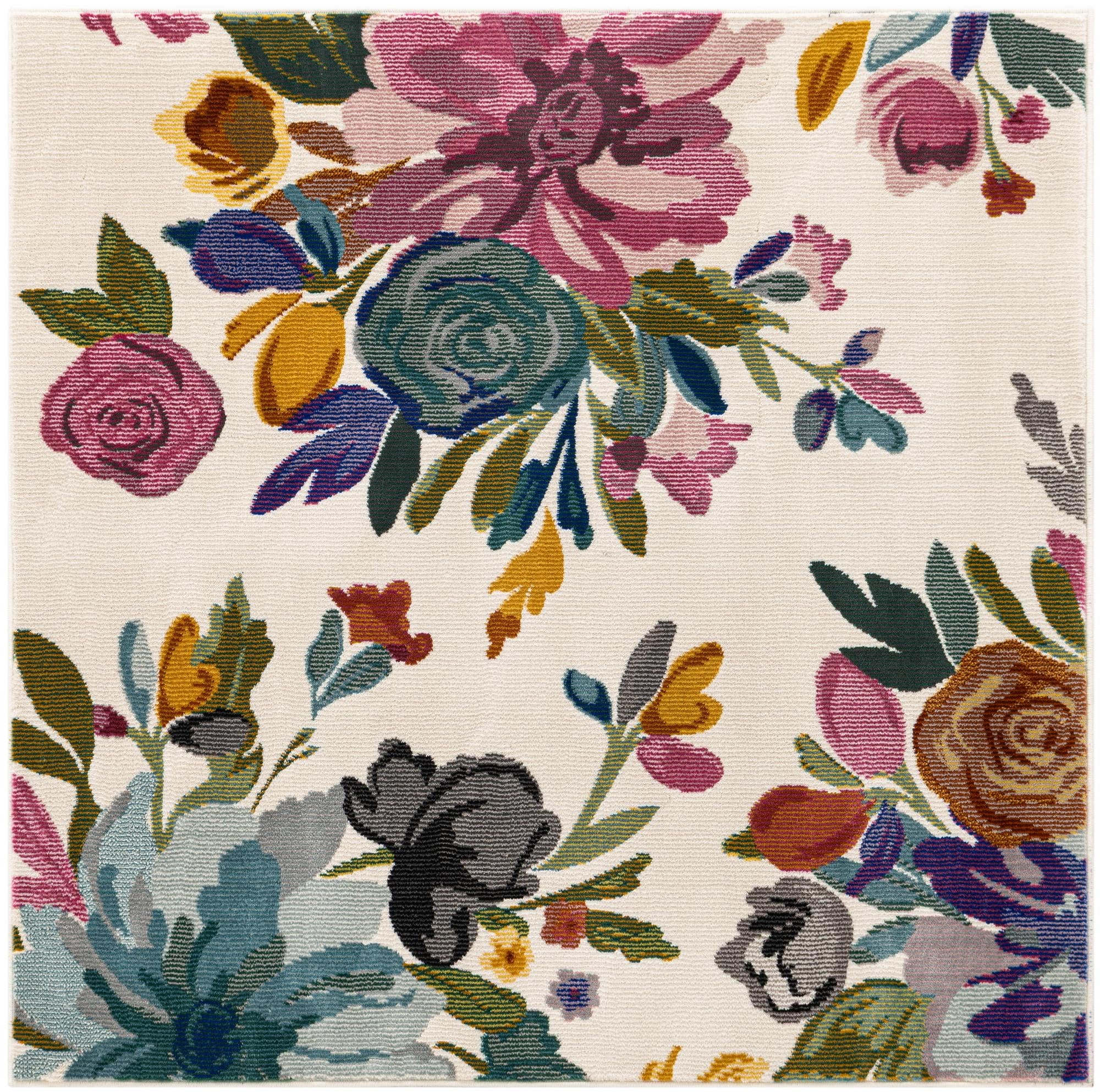 3' 3 x 3' 3 Blossom Square Rug