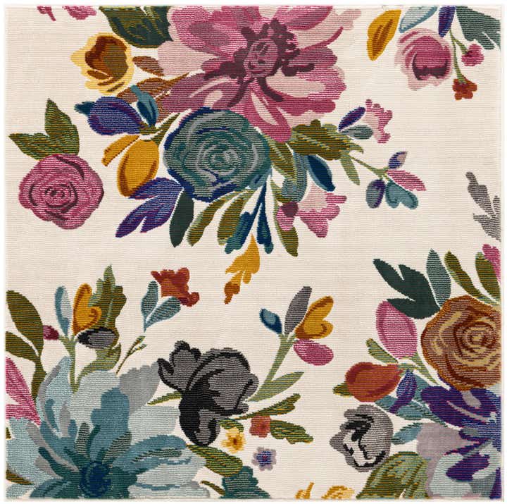 3' 3 x 3' 3 Blossom Square Rug