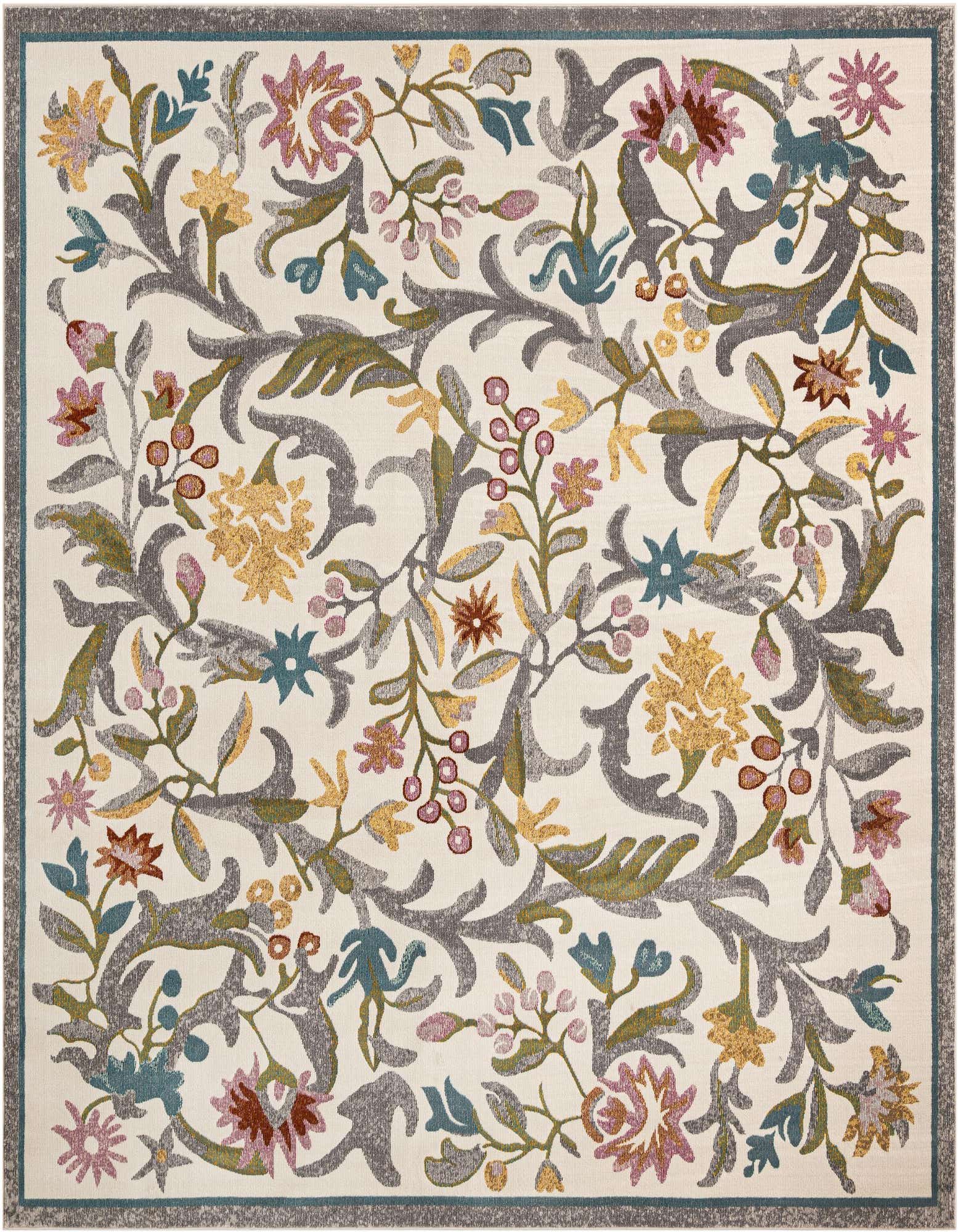 8' x 8' Blossom Square Rug