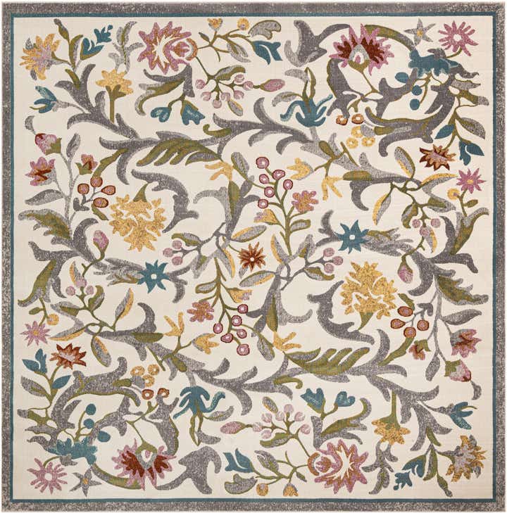 8' x 8' Blossom Square Rug