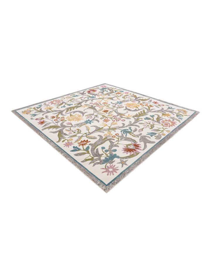 8' x 8' Blossom Square Rug