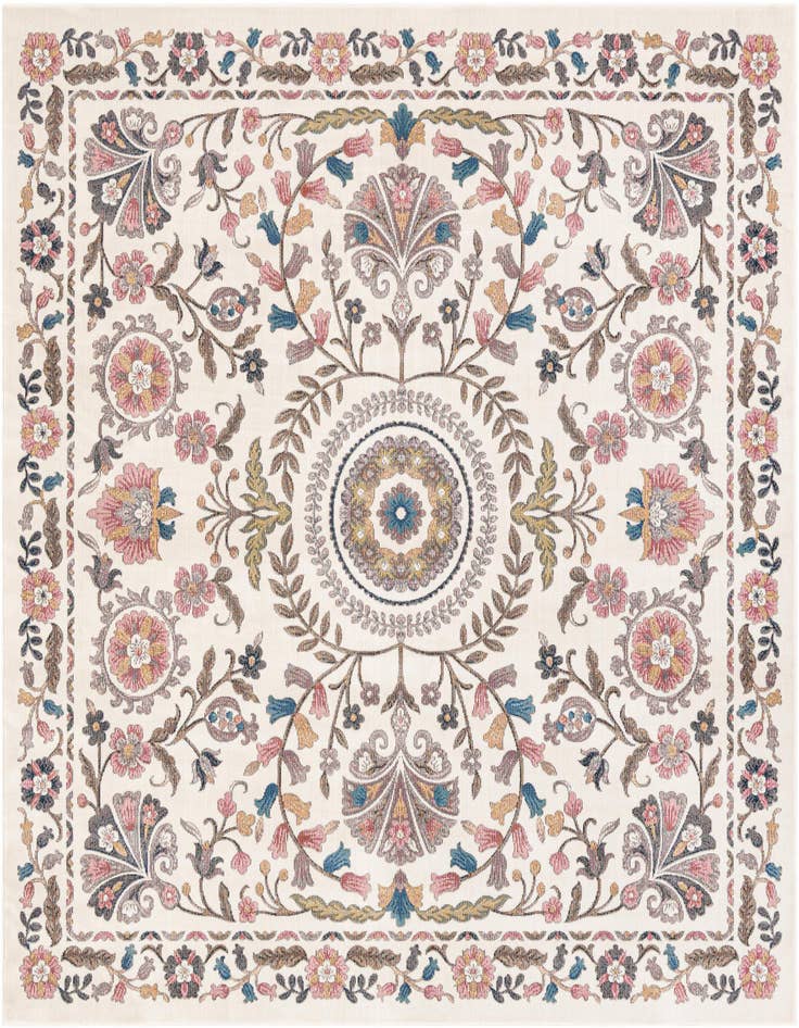 Detail image of 8' x 8' Blossom Square Rug