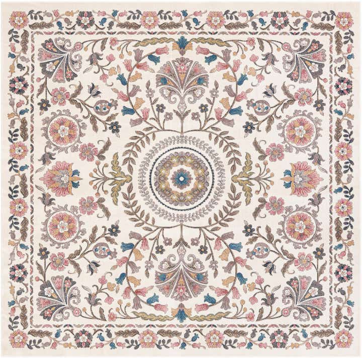 8' x 8' Blossom Square Rug