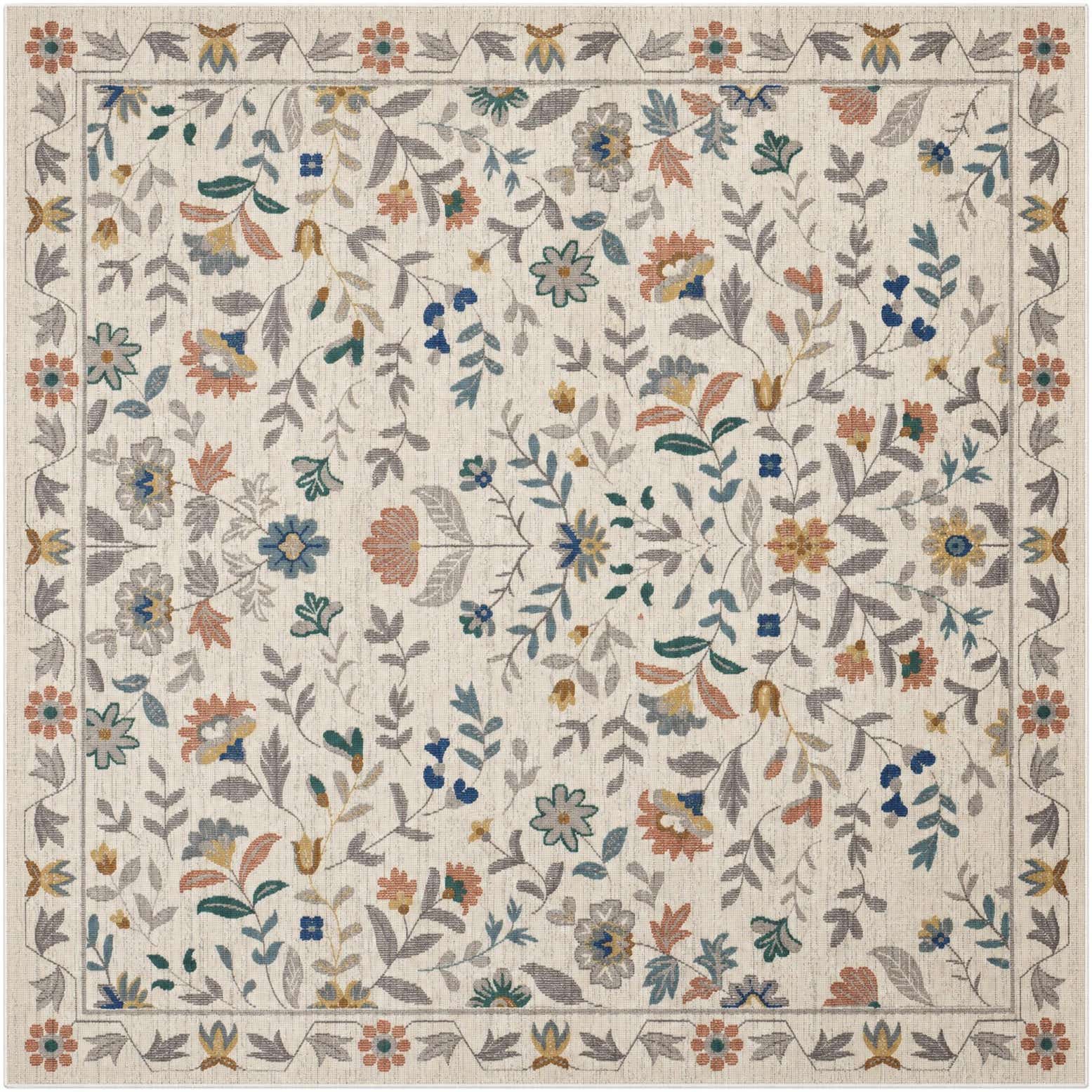 185cm x 185cm Blossom Square Rug